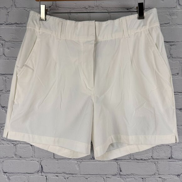 Nike Women's Dri-Fit Victory 5" Standard Fit Stretch Golf Short, Size L, White - Picture 3 of 11